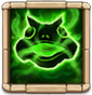 Septic Swamp Deals total DMG equal to 240% ATK to nearby enemy targets within 5s, and summons a Giant Frog for 5s. When Giant Frog is in play, Hero gains immunity to damage and increased ATK by 80%. (Cooldown: 7s. Hero is immune to Energy Reduction effects.)